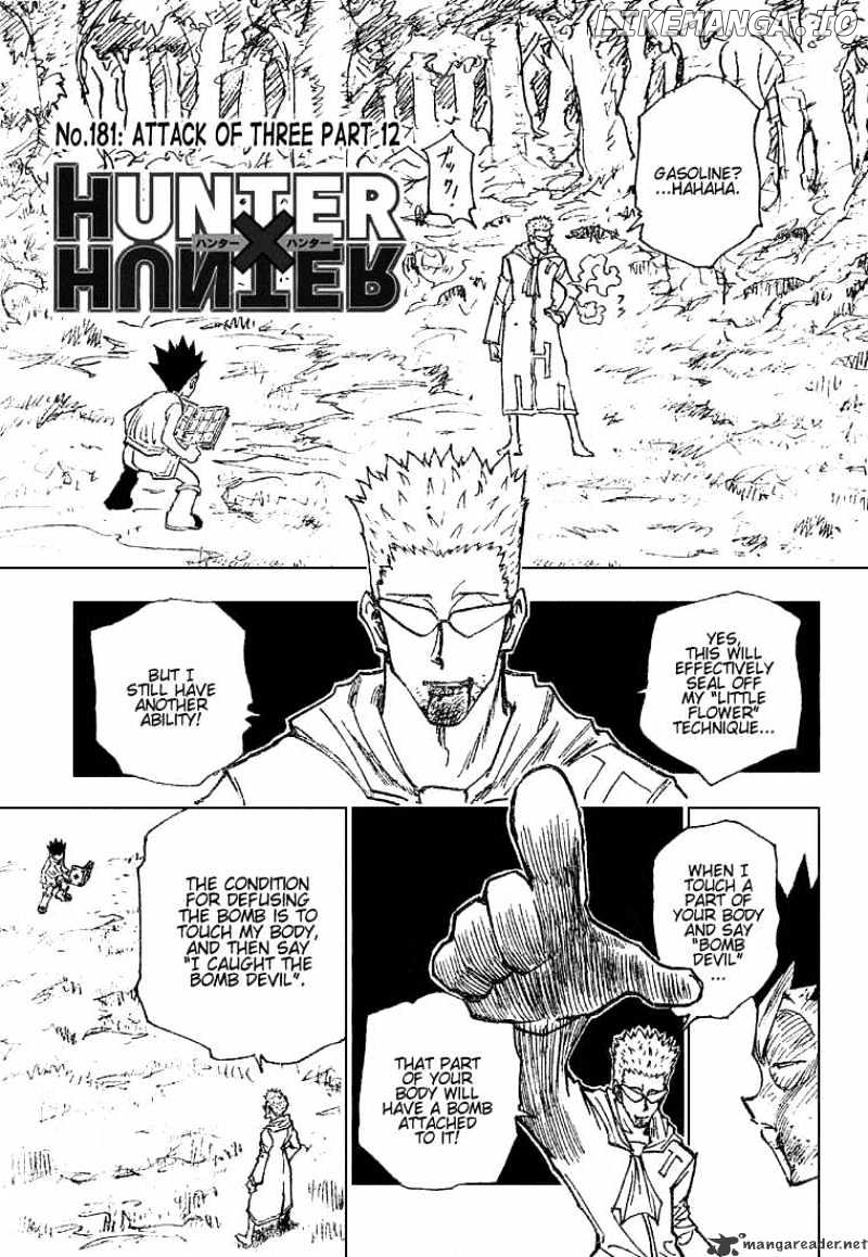 Hunter x Hunter, Chapter 181 image 01